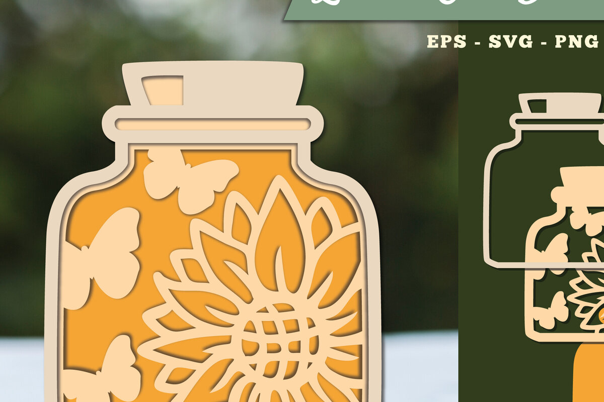 Σετ των 2 Intra απο ξύλο plywood 3mm-4mm πάχος - Λουλούδια σε μπουκάλι 3D Lasercut  4 Δίασταση 20x20 cm INTRAFABR-111526650