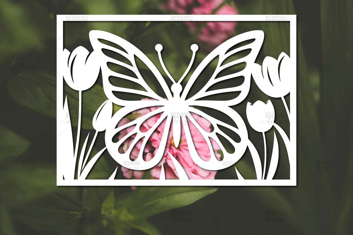 Σετ των 3 Intra απο ξύλο plywood 3mm-4mm πάχος - Πρότυπο κάρτας κομμένων λουλουδιών Δίασταση 5x7 cm INTRAFABR-114804395