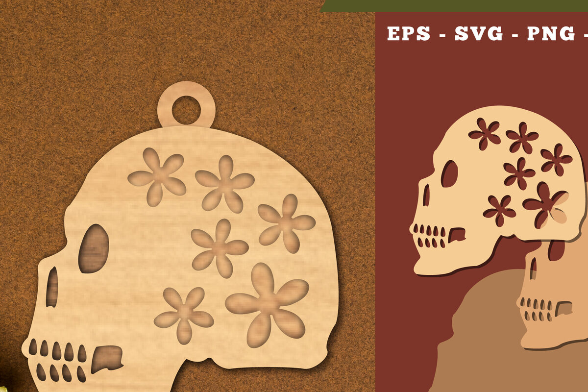 Σετ των 3 Intra απο ξύλο plywood 3mm-4mm πάχος - Στολίδι με κομμένα λέιζερ λουλουδιών  3 Δίασταση 6x6 cm INTRAFABR-111785811