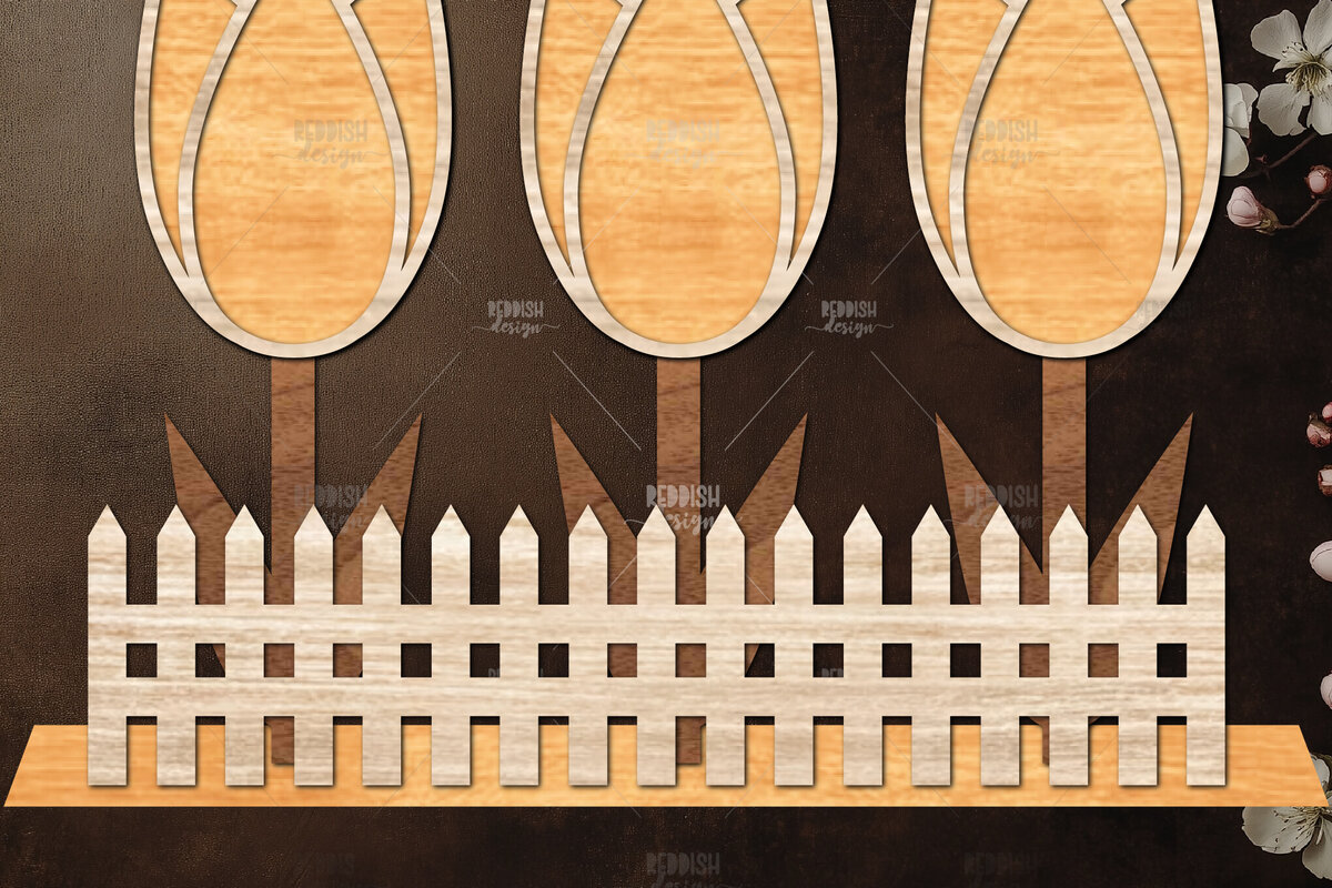 Σετ των 2 Intra απο ξύλο plywood 3mm-4mm πάχος - Διακόσμηση βάσης λουλουδιών με λέιζερ  Δίασταση 20x20 cm INTRAFABR-121977987