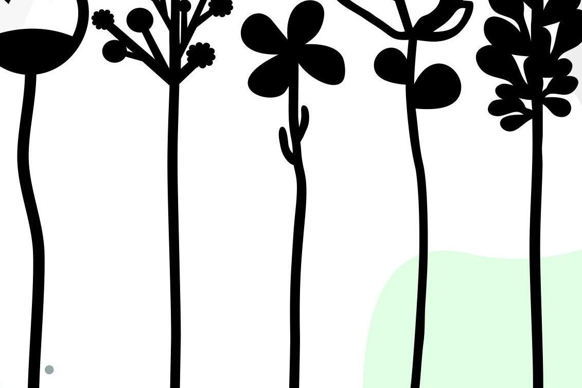 Intra απο ξύλο plywood 3mm-4mm πάχος - Flowers  Bundle, Flowers , Dxf Δίασταση 20x20 cm INTRAFABR-30865338