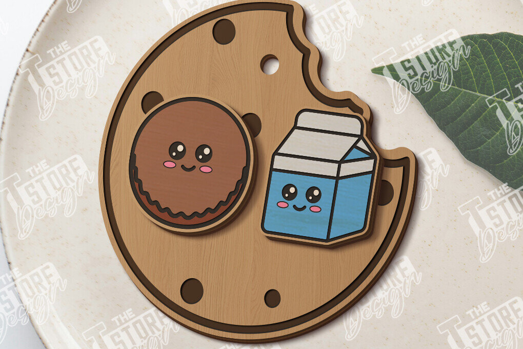 Σετ των 3 Intra απο ξύλο plywood 3mm-4mm πάχος - Food Stud Σκουλαρίκια Laser Cut|Αξεσουάρ Δίασταση 3x3 cm INTRAFABR-120421411