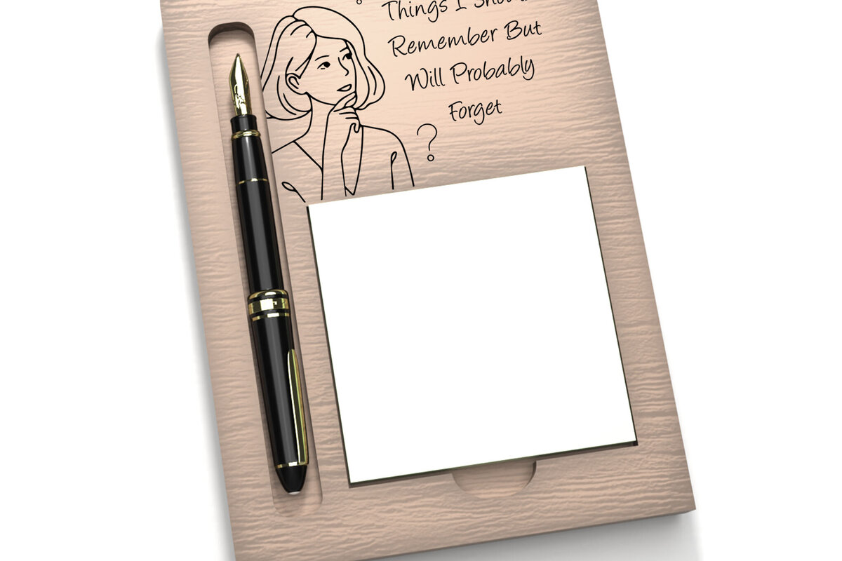 Σετ των 3 Intra απο ξύλο plywood 3mm-4mm πάχος - Ξεχάστε το στολίδι  Holder Note Pad Δίασταση 3x3 cm INTRAFABR-122202984