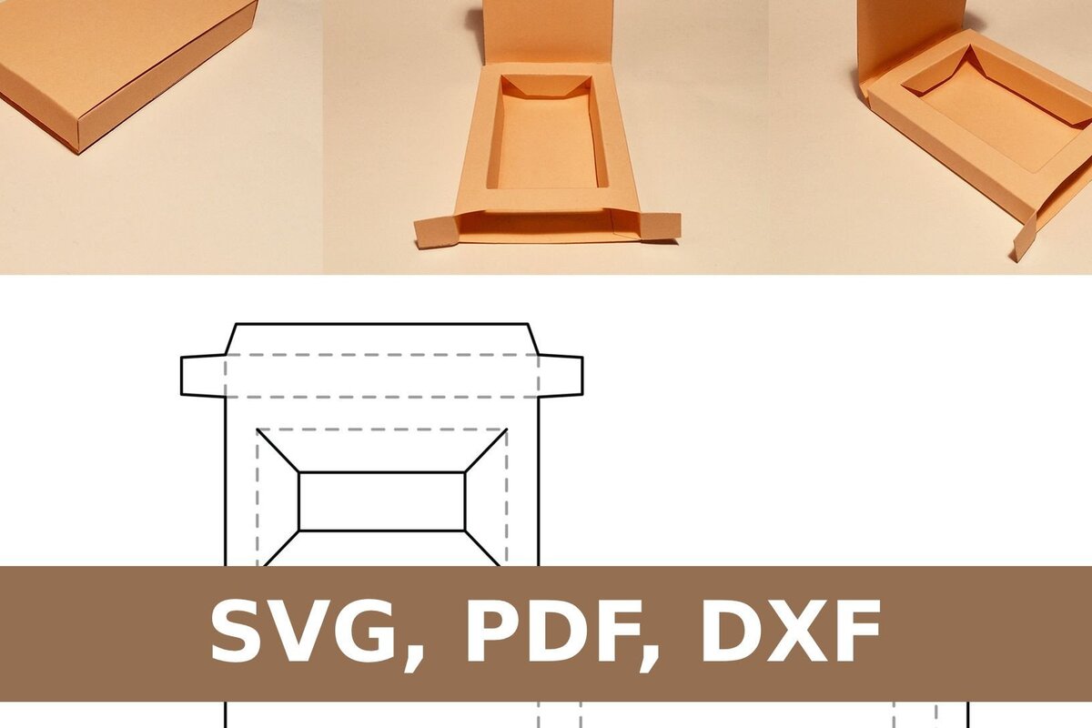 Σετ των 2 Intra απο ξύλο plywood 3mm-4mm πάχος - Κουτί πλαισίου Δίασταση 20x25 cm INTRAFABR-33766007