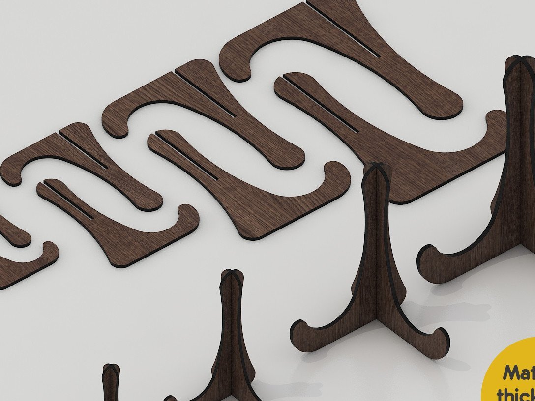 Intra απο ξύλο plywood 3mm-4mm πάχος - Βάση πλαισίων / Mini Easel Stand Δίασταση 30x20 cm INTRAFABR-42956931