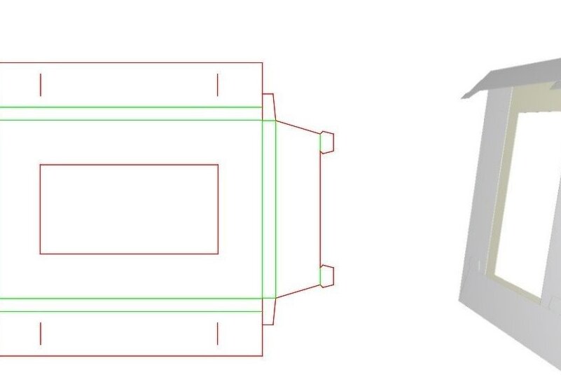 Σετ των 2 Intra απο ξύλο plywood 3mm-4mm πάχος - Πρότυπο πλαισίου Pdf, Jpg, PNG,  και DX Δίασταση 20x8 cm INTRAFABR-33644142