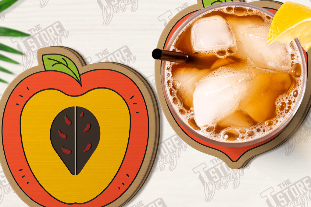 Intra απο ξύλο plywood 3mm-4mm πάχος - Σουβέρ φρούτων | Ποτά σουβέρ Δίασταση 30x20 cm INTRAFABR-123037243