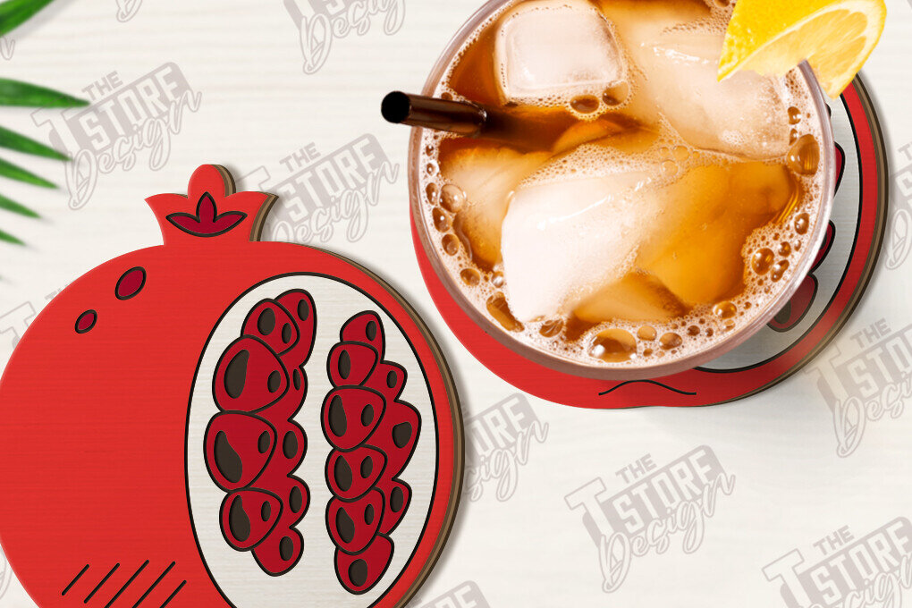 Intra απο ξύλο plywood 3mm-4mm πάχος - Σουβέρ φρούτων | Ποτά σουβέρ Δίασταση 30x20 cm INTRAFABR-123354785