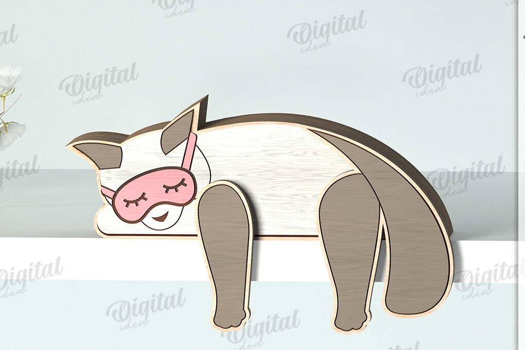 Intra απο ξύλο plywood 3mm-4mm πάχος - Αστεία  σε ράφι ζώων Δίασταση 30x20 cm INTRAFABR-122963963