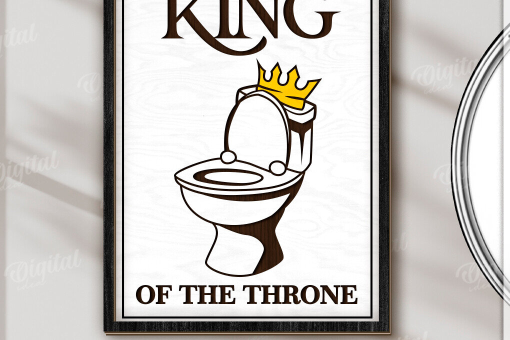 Intra απο ξύλο plywood 3mm-4mm πάχος - Αστεία διακόσμηση τοίχου μπάνιου  Δίασταση 30x20 cm INTRAFABR-123490562