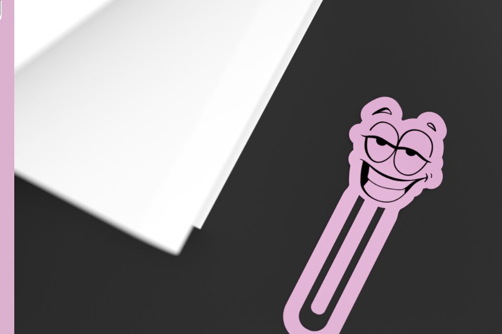 Σετ των 2 Intra απο ξύλο plywood 3mm-4mm πάχος - Αστεία σελιδοδείκτες |  Αποκοπής Laser  Δίασταση 15x15 cm INTRAFABR-78186734