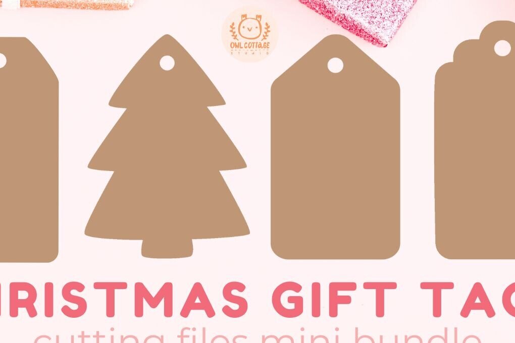 Σετ των 2 Intra απο ξύλο plywood 3mm-4mm πάχος - Αστεία ετικέτες δώρου Χριστουγέννων  Δίασταση 15x15 cm INTRAFABR-109226783