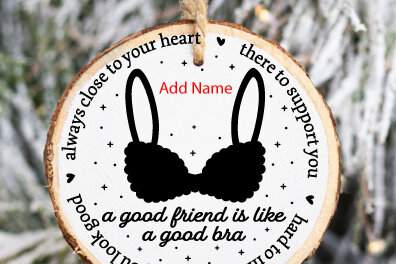 Σετ των 3 Intra απο ξύλο plywood 3mm-4mm πάχος - Αστείο Χριστουγεννιάτικο Στολίδι  Δίασταση 6x6 cm INTRAFABR-86047935