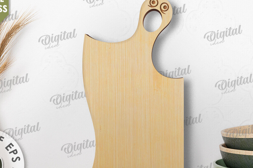 Intra απο ξύλο plywood 3mm-4mm πάχος - Αστείο σχέδιο κοπής με λέιζερ σανίδα κοπής Δίασταση 30x20 cm INTRAFABR-109486129