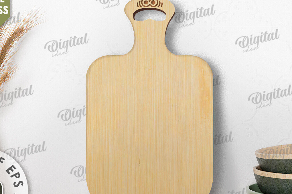 Intra απο ξύλο plywood 3mm-4mm πάχος - Αστείο σχέδιο κοπής με λέιζερ σανίδα κοπής Δίασταση 30x20 cm INTRAFABR-109485623