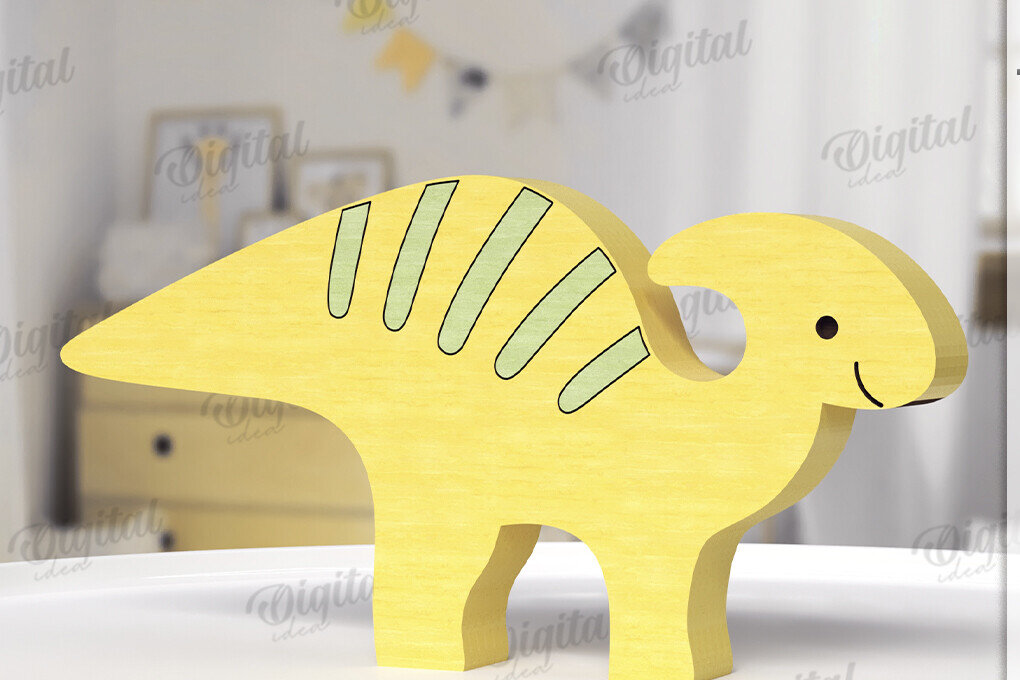 Intra απο ξύλο plywood 3mm-4mm πάχος - Αστεία Dino Shelf Sitter  Δίασταση 30x20 cm INTRAFABR-123766644