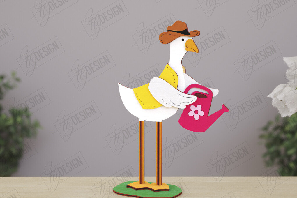 Intra απο ξύλο plywood 3mm-4mm πάχος - Αστείοι χαρακτήρες φάρμας Απο | CNC Δίασταση 30x20 cm INTRAFABR-121437112