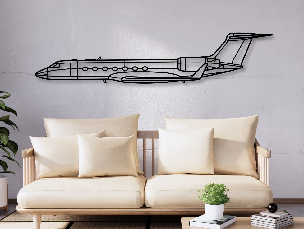 Σετ των 2 Intra απο ξύλο plywood 3mm-4mm πάχος - G550 Laser Cut Aircraft Silhouette Dxf Δίασταση 20x20 cm INTRAFABR-113337236