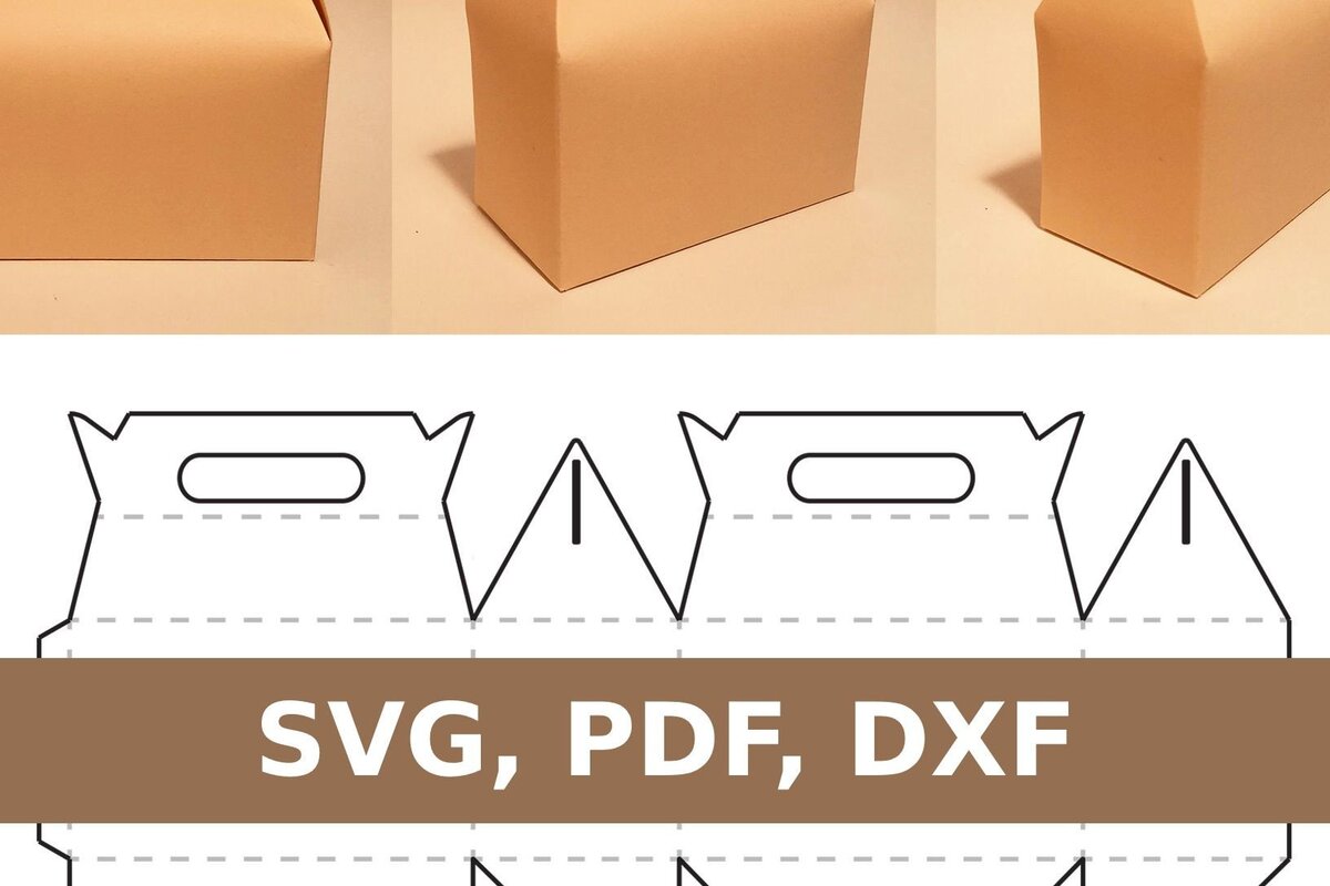 Σετ των 2 Intra απο ξύλο plywood 3mm-4mm πάχος - Gable Box Δίασταση 20x20 cm INTRAFABR-33144746