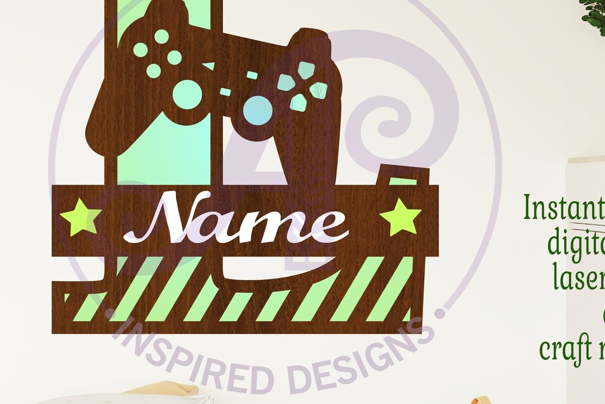 Intra απο ξύλο plywood 3mm-4mm πάχος - Μονόγραμμα κεφαλαίου παίκτη Γράμμα L  Δίασταση 30x20 cm INTRAFABR-109003970