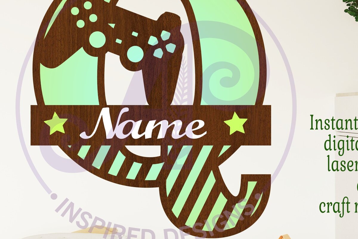 Intra απο ξύλο plywood 3mm-4mm πάχος - Κεφαλαίο μονόγραμμα παίκτης Γράμμα Q  Δίασταση 30x20 cm INTRAFABR-109004141