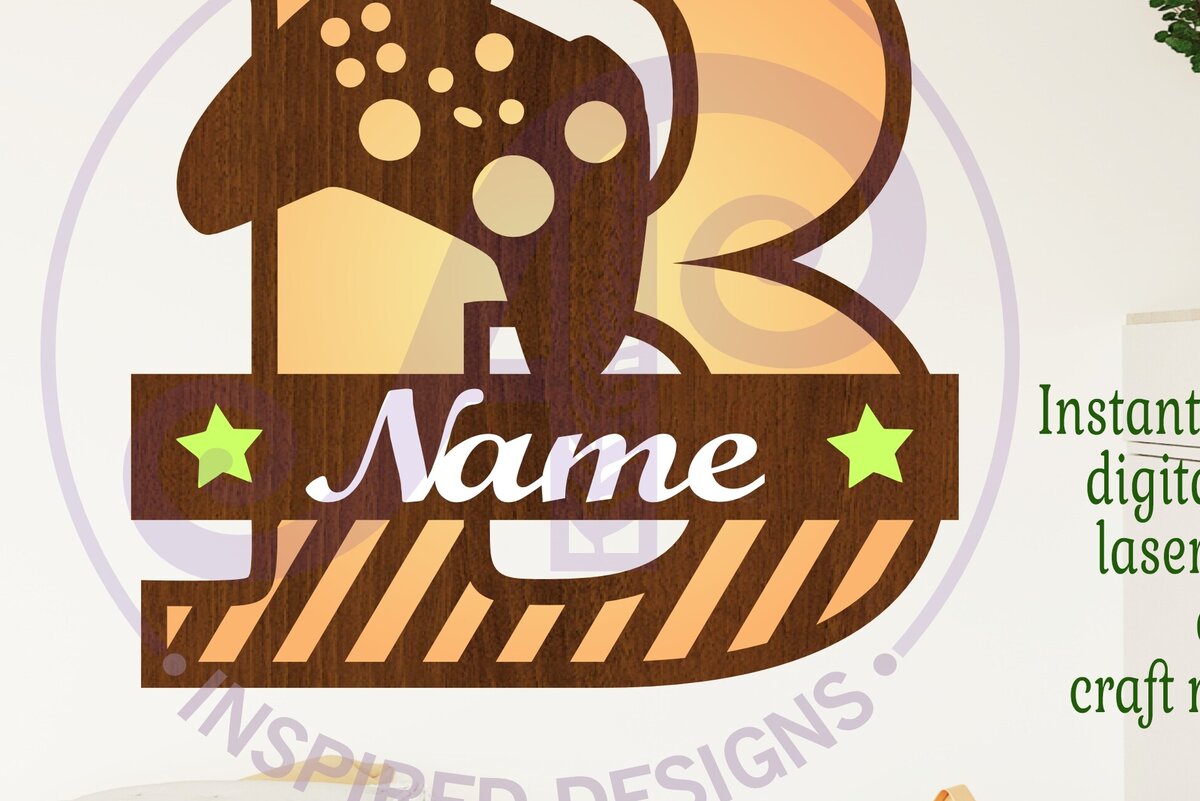 Intra απο ξύλο plywood 3mm-4mm πάχος - Gamer X Κεφάλαιο μονόγραμμα Γράμμα B  Δίασταση 30x20 cm INTRAFABR-108988922