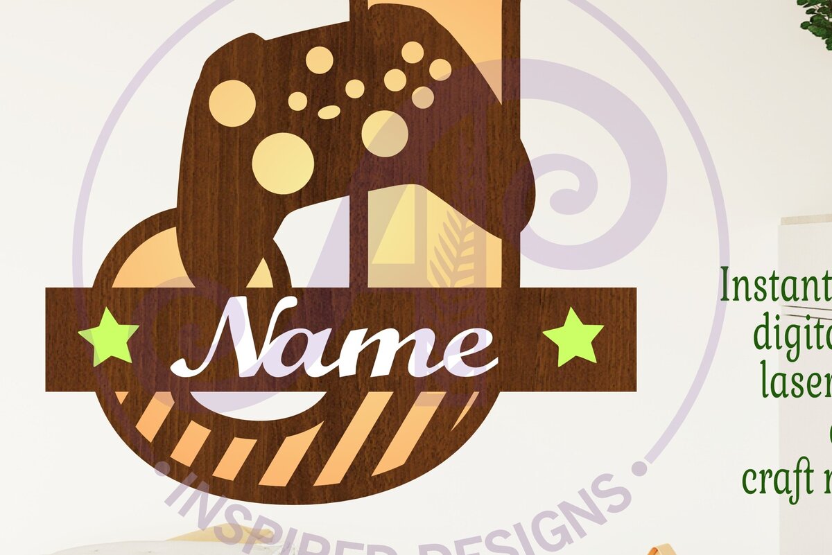 Intra απο ξύλο plywood 3mm-4mm πάχος - Gamer X κεφαλαίο μονόγραμμα Γράμμα J  Δίασταση 30x20 cm INTRAFABR-108988784