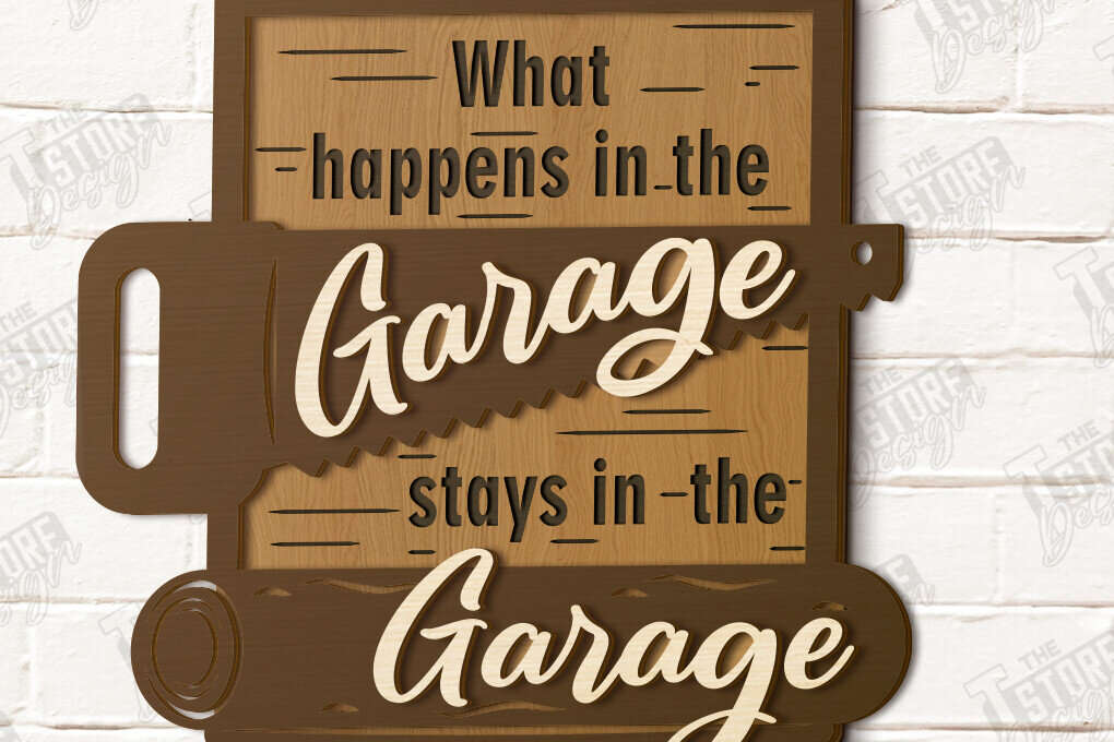 Intra απο ξύλο plywood 3mm-4mm πάχος - Πινακίδα γκαράζ|Μηχανική επιτοίχια πινακίδα |Man Cave Δίασταση 30x20 cm INTRAFABR-119067350