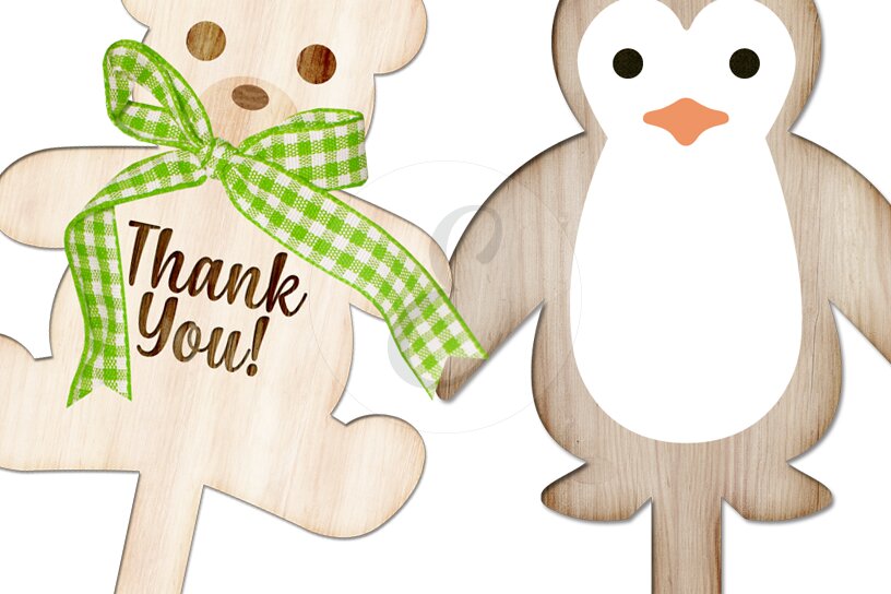 Σετ των 3 Intra απο ξύλο plywood 3mm-4mm πάχος - Σετ για κήπους, φυτικές πινακίδες ή κάλυμμα κέικ Δίασταση 3x3 cm INTRAFABR-111739241