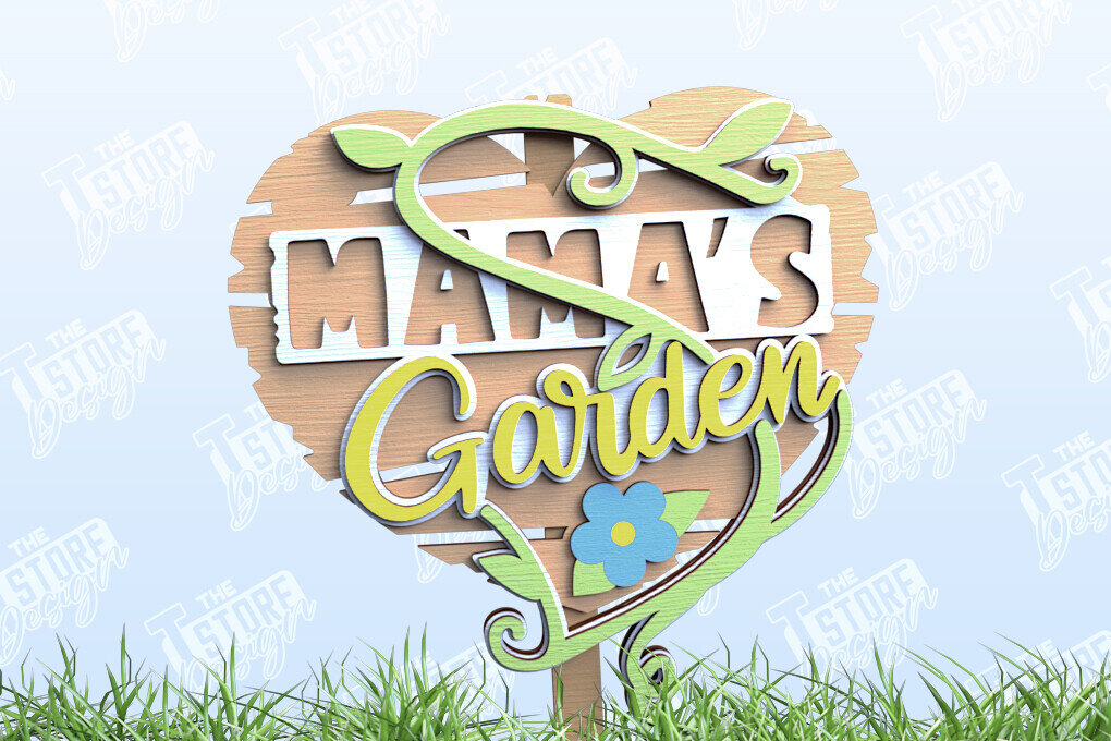 Intra απο ξύλο plywood 3mm-4mm πάχος - Πινακίδα πασσάλων κήπου | Φυτών Πασσάλων | CNC Δίασταση 30x20 cm INTRAFABR-98908276