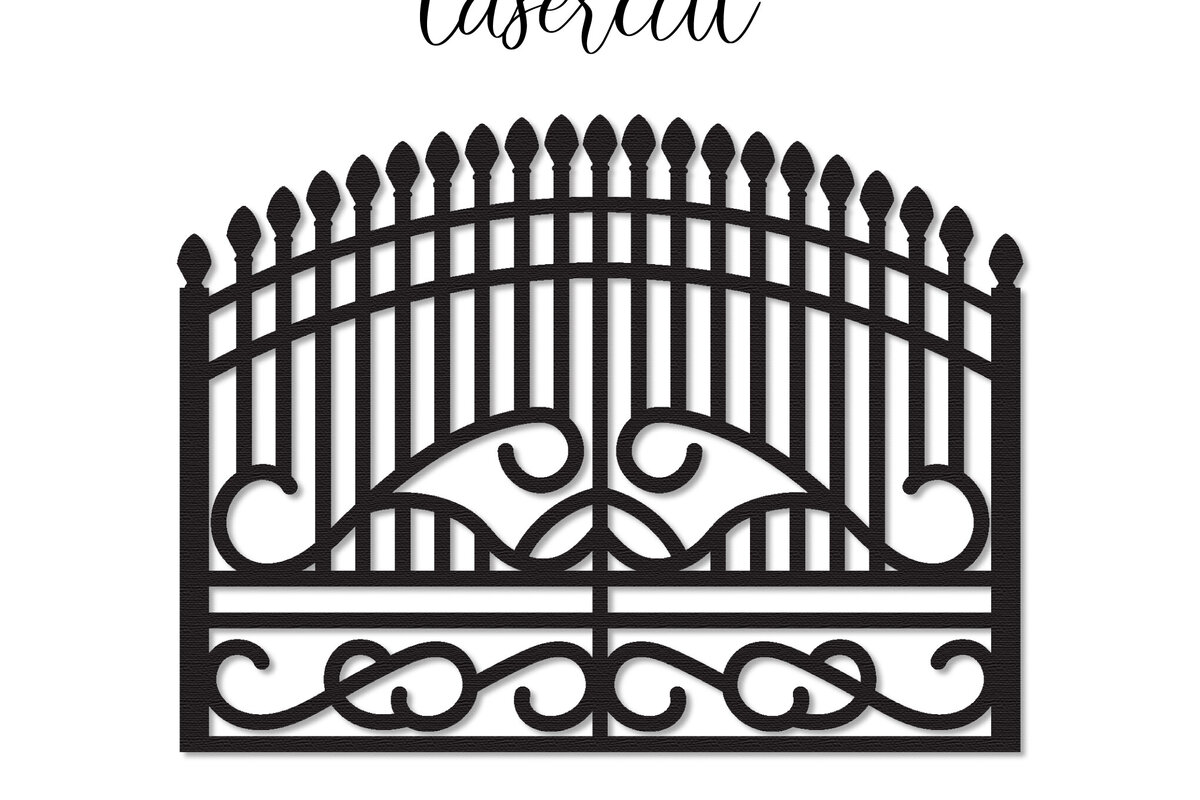 Σετ των 2 Intra απο ξύλο plywood 3mm-4mm πάχος - Gate LaserCut -  LaserCut Δίασταση 30x20 cm INTRAFABR-118041435