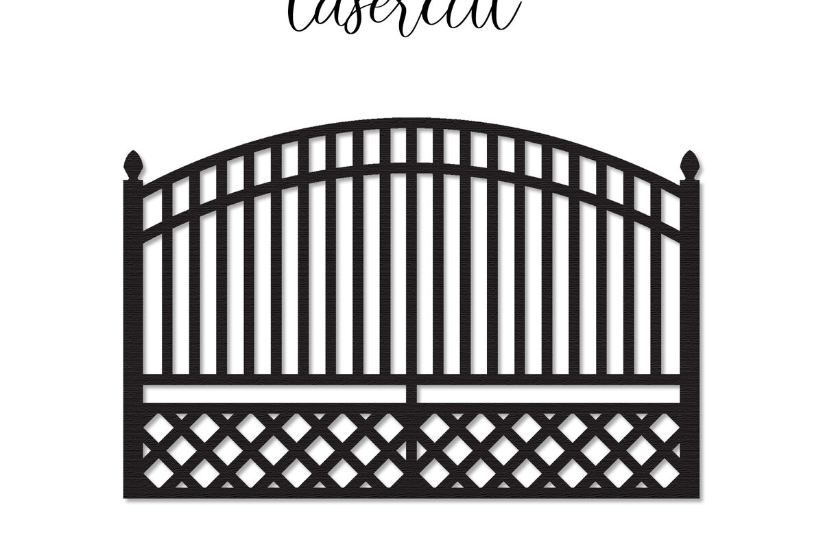 Σετ των 2 Intra απο ξύλο plywood 3mm-4mm πάχος - Gate LaserCut -  LaserCut Δίασταση 30x20 cm INTRAFABR-118041406