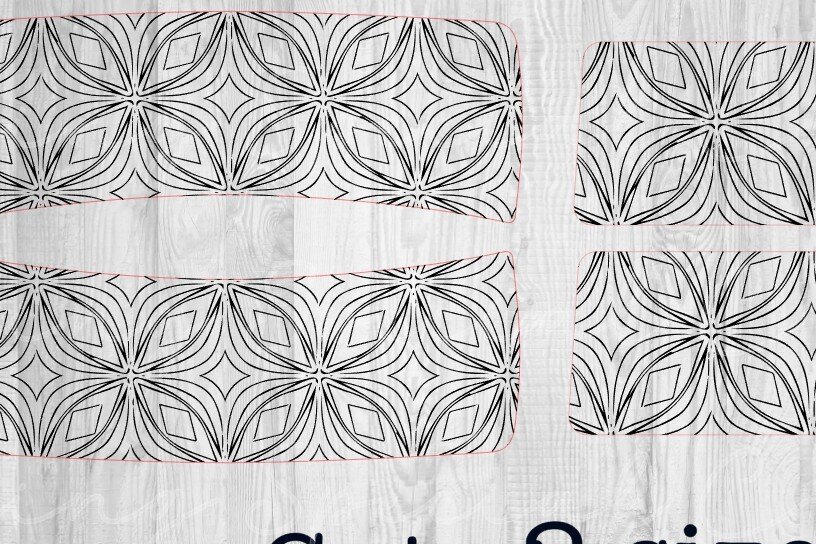 Intra απο ξύλο plywood 3mm-4mm πάχος - Geo Diamond Hair Clip Topper Δίασταση 30x20 cm INTRAFABR-80093934