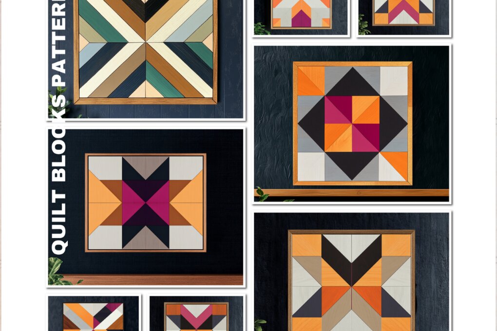 Σετ των 3 Intra απο ξύλο plywood 3mm-4mm πάχος - Γεωμετρική τέχνη του ξύλου 274 Δίασταση 4x4 cm INTRAFABR-118719254