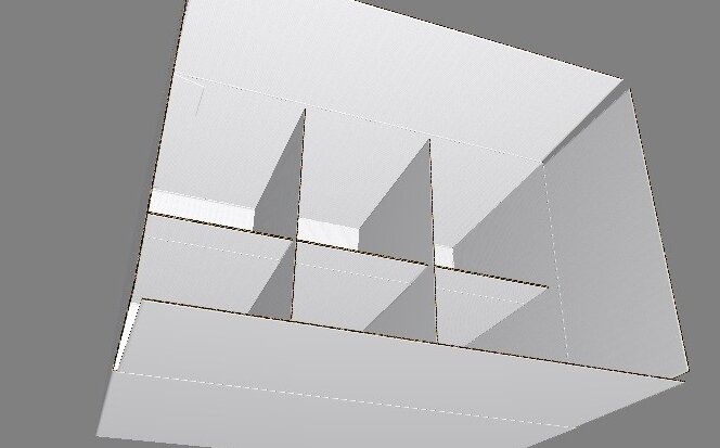 Σετ των 2 Intra απο ξύλο plywood 3mm-4mm πάχος - Κουτί δώρου Δίασταση 28x20 cm INTRAFABR-28410839