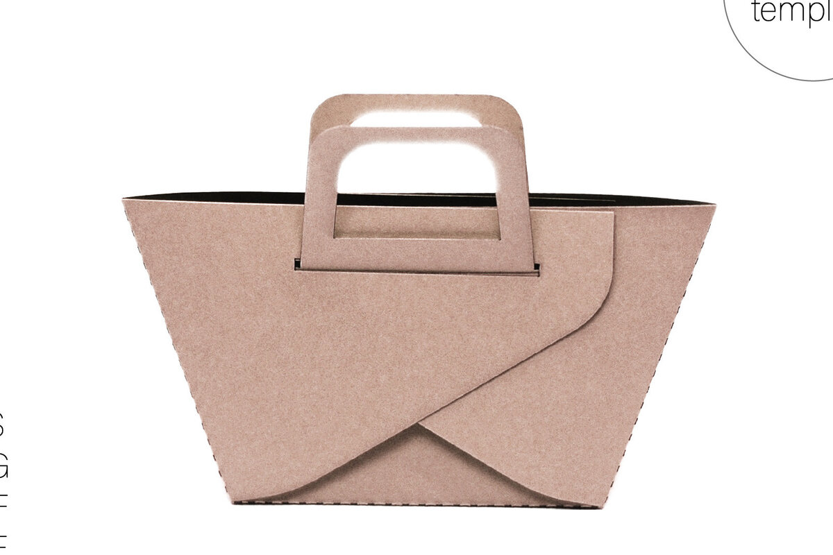 Σετ των 2 Intra απο ξύλο plywood 3mm-4mm πάχος - Σετ τσαντάκι δώρου Δίασταση 20x20 cm INTRAFABR-25011447