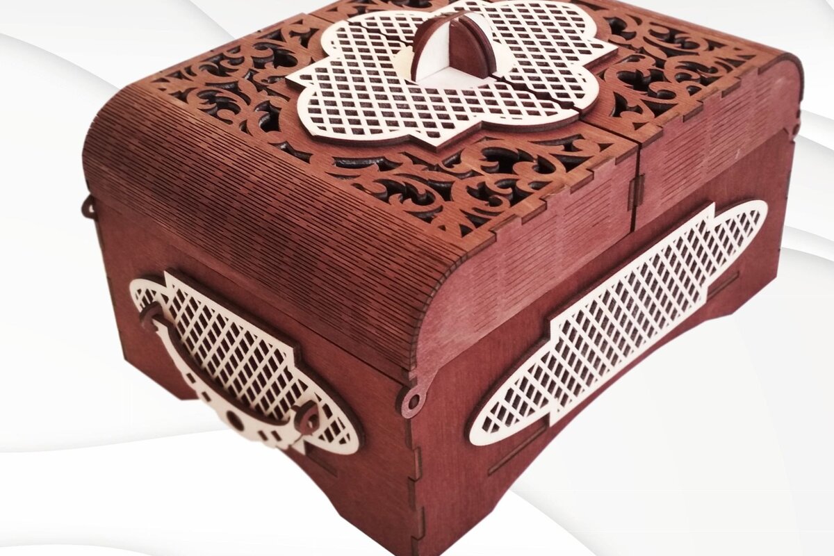 Σετ των 2 Intra απο ξύλο plywood 3mm-4mm πάχος - Δώρο κοσμηματοπωλείο  με λέιζερ Δίασταση 115x206 cm INTRAFABR-32339564