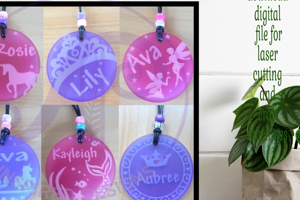 Σετ των 3 Intra απο ξύλο plywood 3mm-4mm πάχος - Σετ θέματος για κορίτσια με μπρελόκ DIGITAL  6 Δίασταση 4x4 cm INTRAFABR-78681191