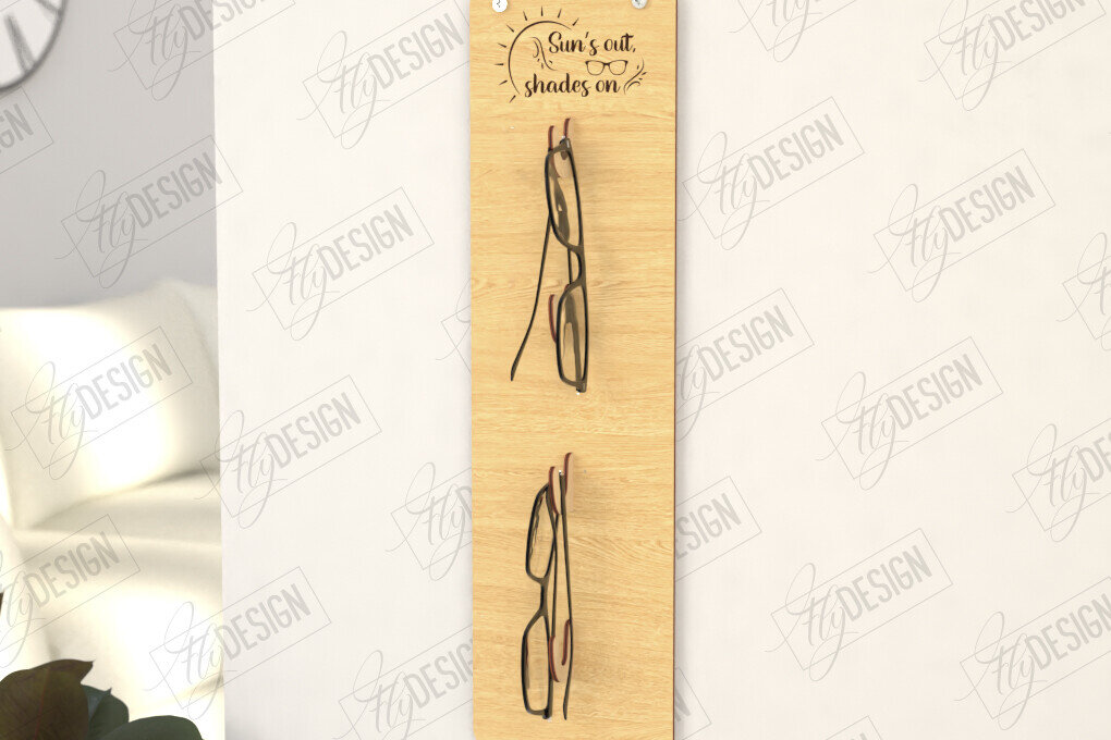 Σετ των 2 Intra απο ξύλο plywood 3mm-4mm πάχος - Βάση γυαλιών Laser Cut |Βάση γυαλιών Δίασταση 20x20 cm INTRAFABR-122896892