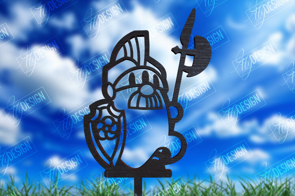 Intra απο ξύλο plywood 3mm-4mm πάχος - Διακόσμηση Κήπου Gnome | Πάσσαλος κήπου Δίασταση 20x20 cm INTRAFABR-104058046