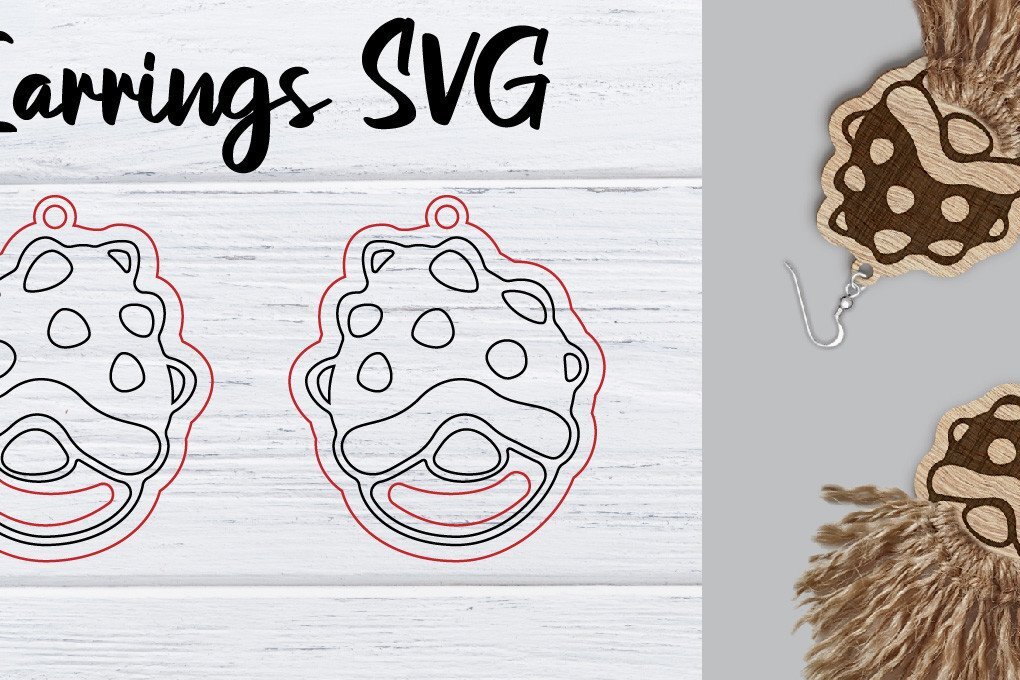 Σετ των 3 Intra απο ξύλο plywood 3mm-4mm πάχος - Σκουλαρίκια Gnomes Macrame  | Μακραμέ Δίασταση 3x3 cm INTRAFABR-36056231