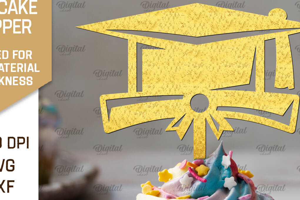 Intra απο ξύλο plywood 3mm-4mm πάχος - Κοπή Laser Topper Topper Graduation Cake Δίασταση 30x20 cm INTRAFABR-95254774