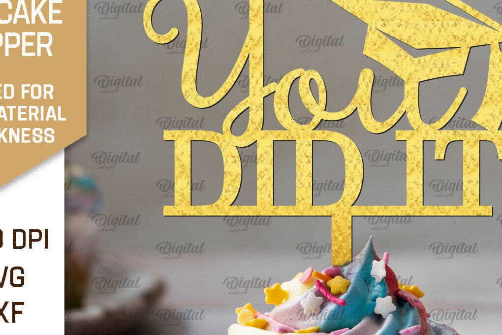 Intra απο ξύλο plywood 3mm-4mm πάχος - Κοπή Laser Topper Topper Graduation Cake Δίασταση 30x20 cm INTRAFABR-95252353