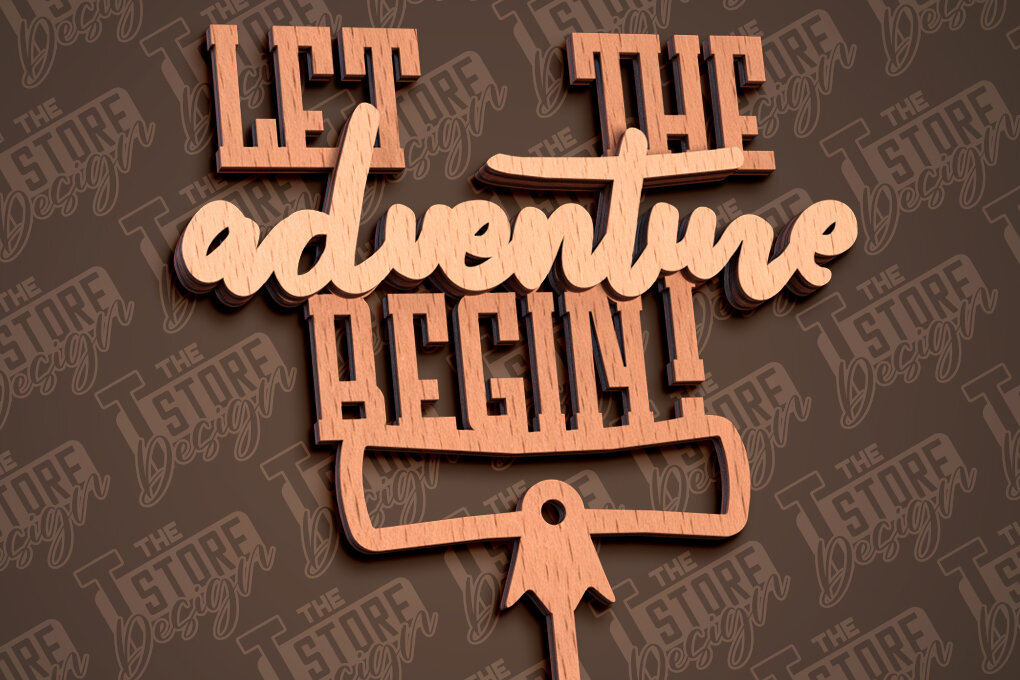 Intra απο ξύλο plywood 3mm-4mm πάχος - Αποφοίτηση Topper Cake Laser Cut | CNC Δίασταση 30x20 cm INTRAFABR-93165056