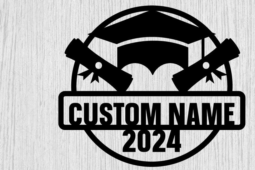 Intra απο ξύλο plywood 3mm-4mm πάχος - Μεταλλική Πινακίδα Αποφοίτησης - Μονόγραμμα-λέιζερ Δίασταση 40x50 cm INTRAFABR-99893210