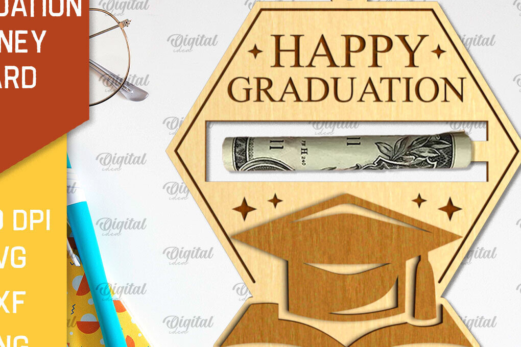 Intra απο ξύλο plywood 3mm-4mm πάχος - Κάρτα αποφοίτησης με λέιζερ Δίασταση 30x20 cm INTRAFABR-95172890