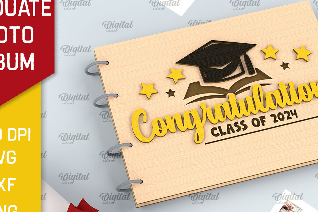 Intra απο ξύλο plywood 3mm-4mm πάχος - Αποφοίτηση Ξύλινο άλμπουμ φωτογραφιών με λέιζερ Δίασταση 30x20 cm INTRAFABR-97084458