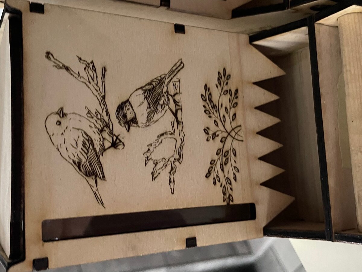 Σετ των 2 Intra απο ξύλο plywood 3mm-4mm πάχος - Grain Dispenser Special Back Mount 450g Δίασταση 20x20 cm INTRAFABR-70843566