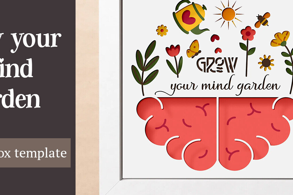 Σετ των 2 Intra απο ξύλο plywood 3mm-4mm πάχος - Grow Your Mind Garden Shadow Box  Δίασταση 25x25 cm INTRAFABR-97791327