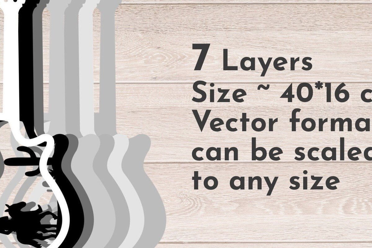 Intra απο ξύλο plywood 3mm-4mm πάχος -  κοπής με λέιζερ κιθάρας, Country Music  Δίασταση 40x50 cm INTRAFABR-39493711